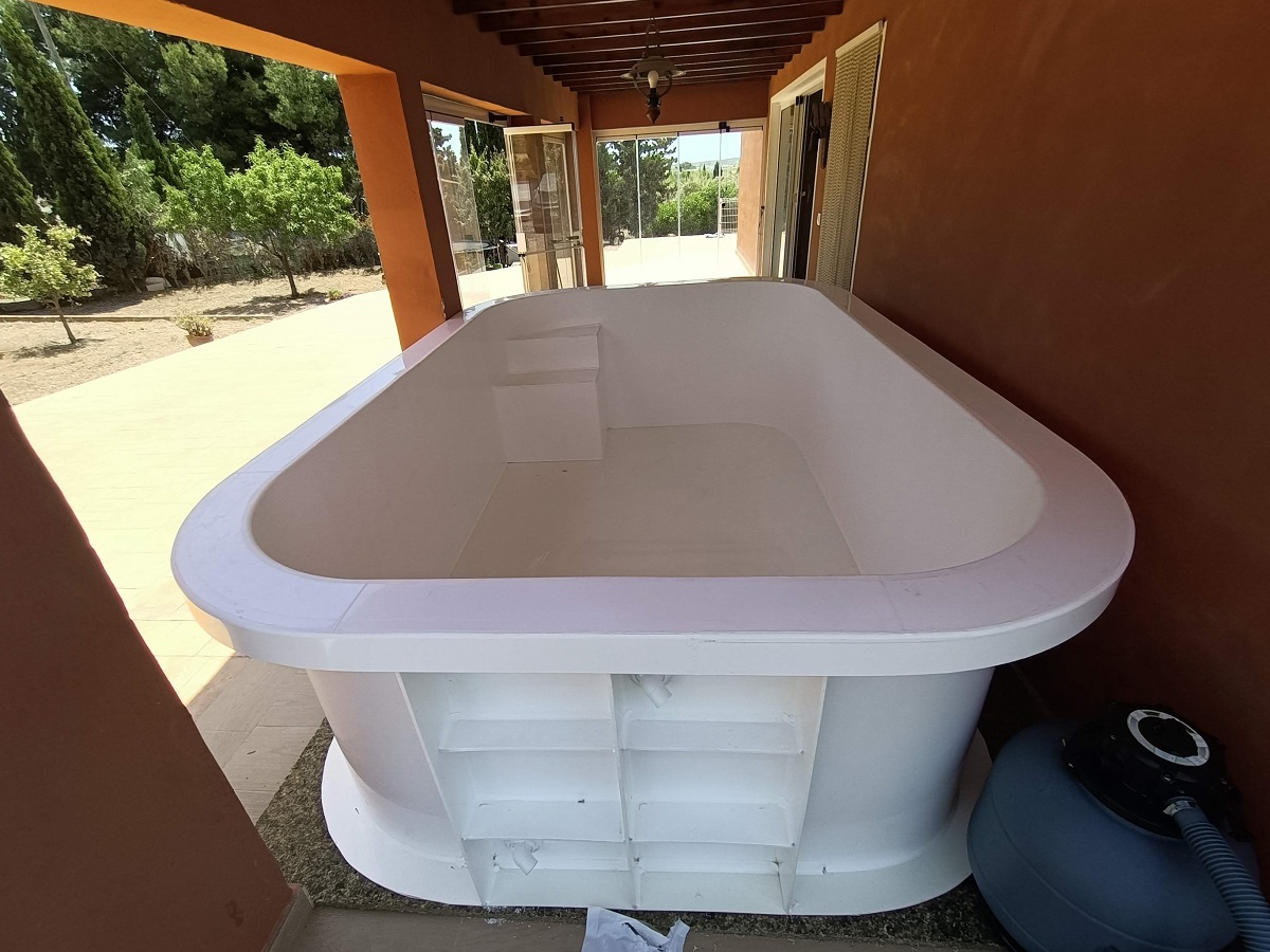 Mini piscinas elevadas para terrazas